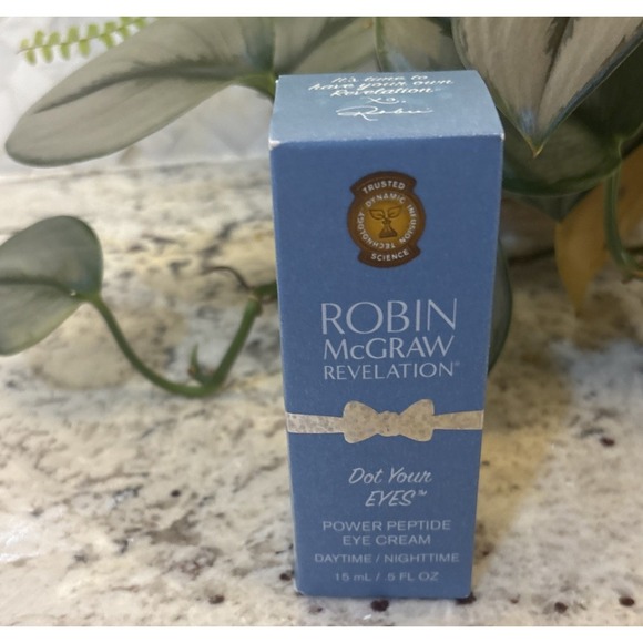 Robin Mcgraw Revelation Dot Your Eyes Power Peptide Eye Cream - 15ML day & Night